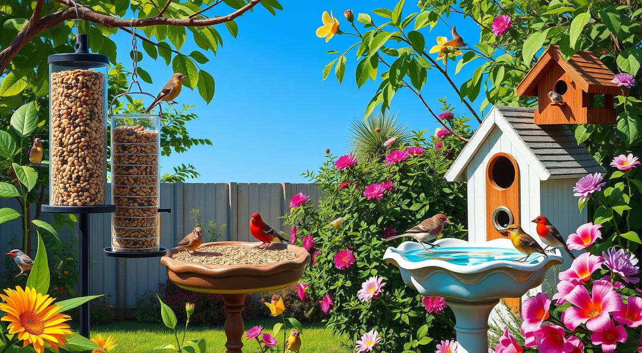 attract backyard birds