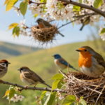 When do birds nest in spring