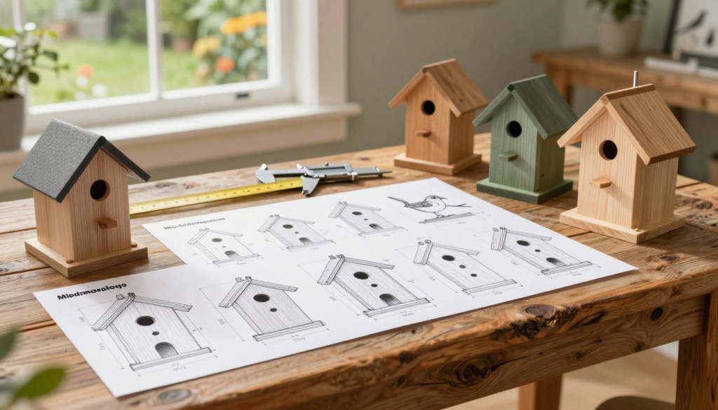 birdhouse dimensions guide