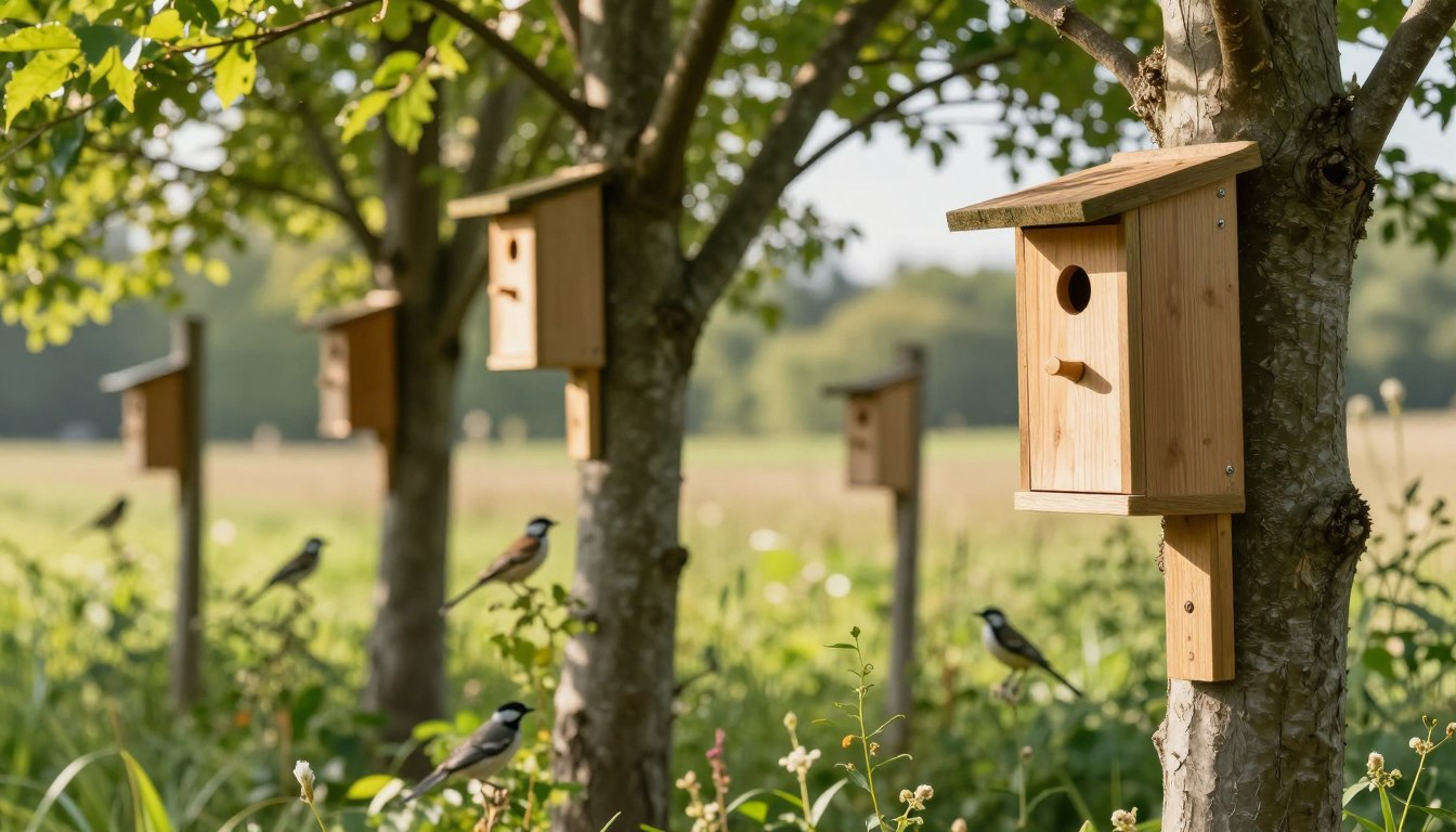 Nest box placement height and direction