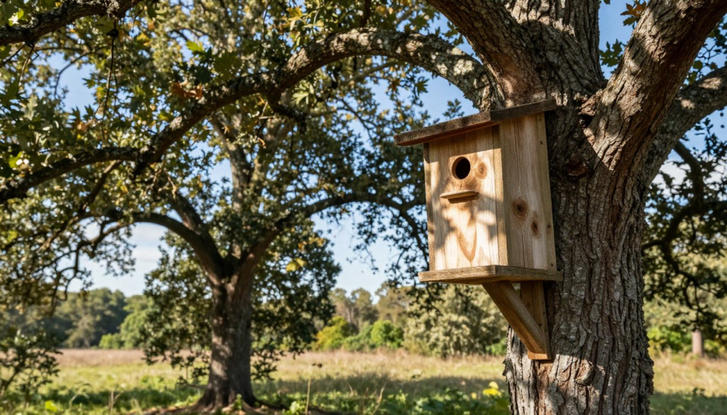 large nest box placement for owls and raptors